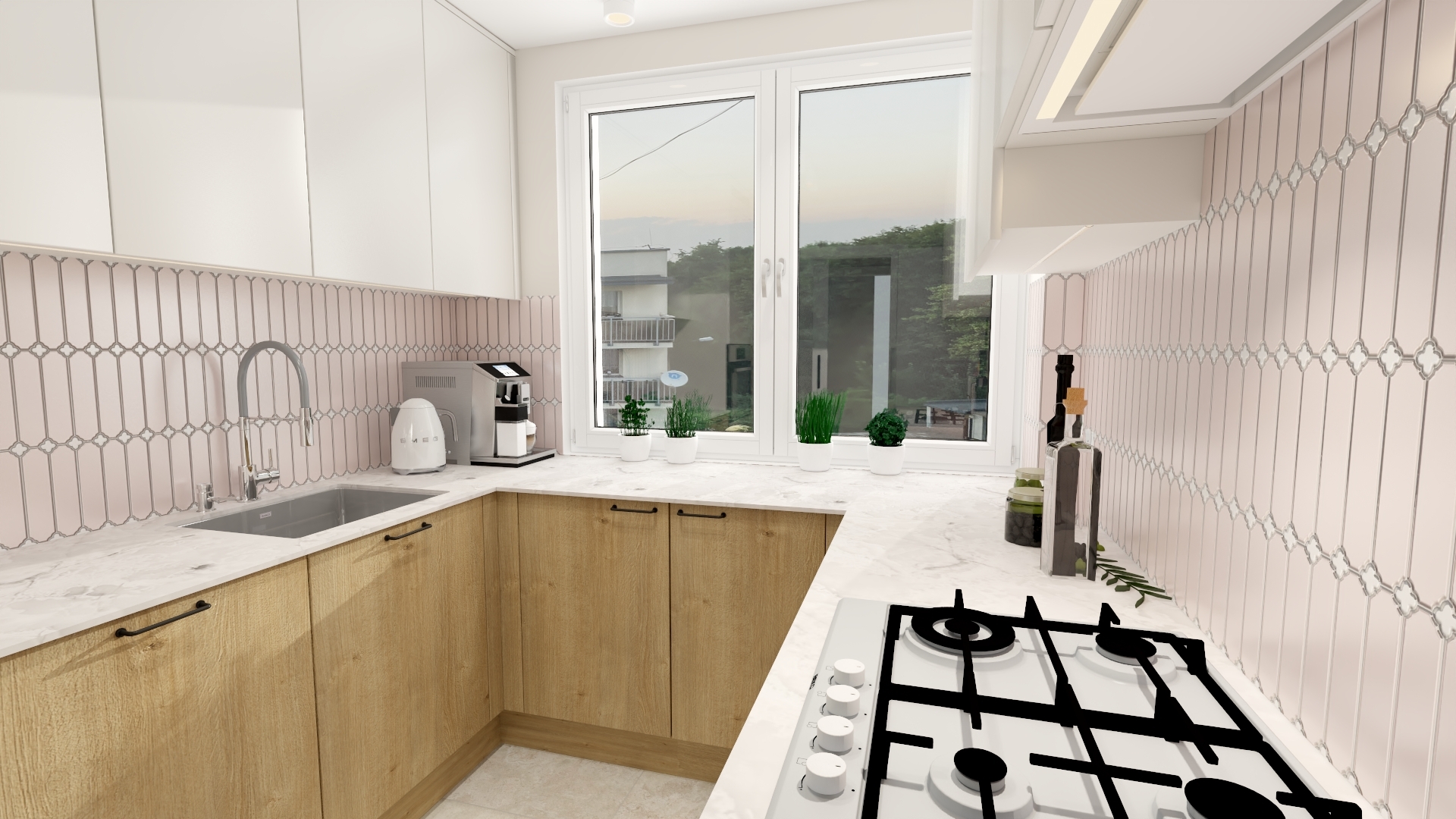 Kuchnia łazienka gabinet i garderoba (2)